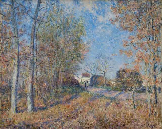 Un rincón de bosque en Les Sablons