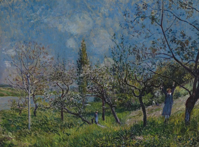 Un huerto en primavera, By