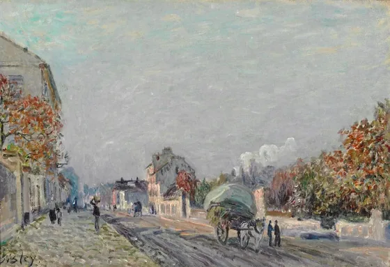 Une rue à Marly (D201)