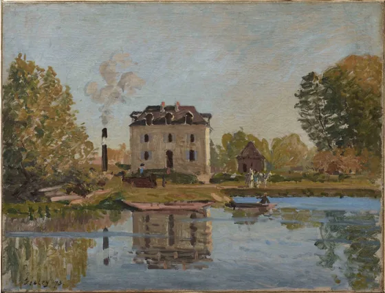 Usine sur les bords de la Seine, Bougival