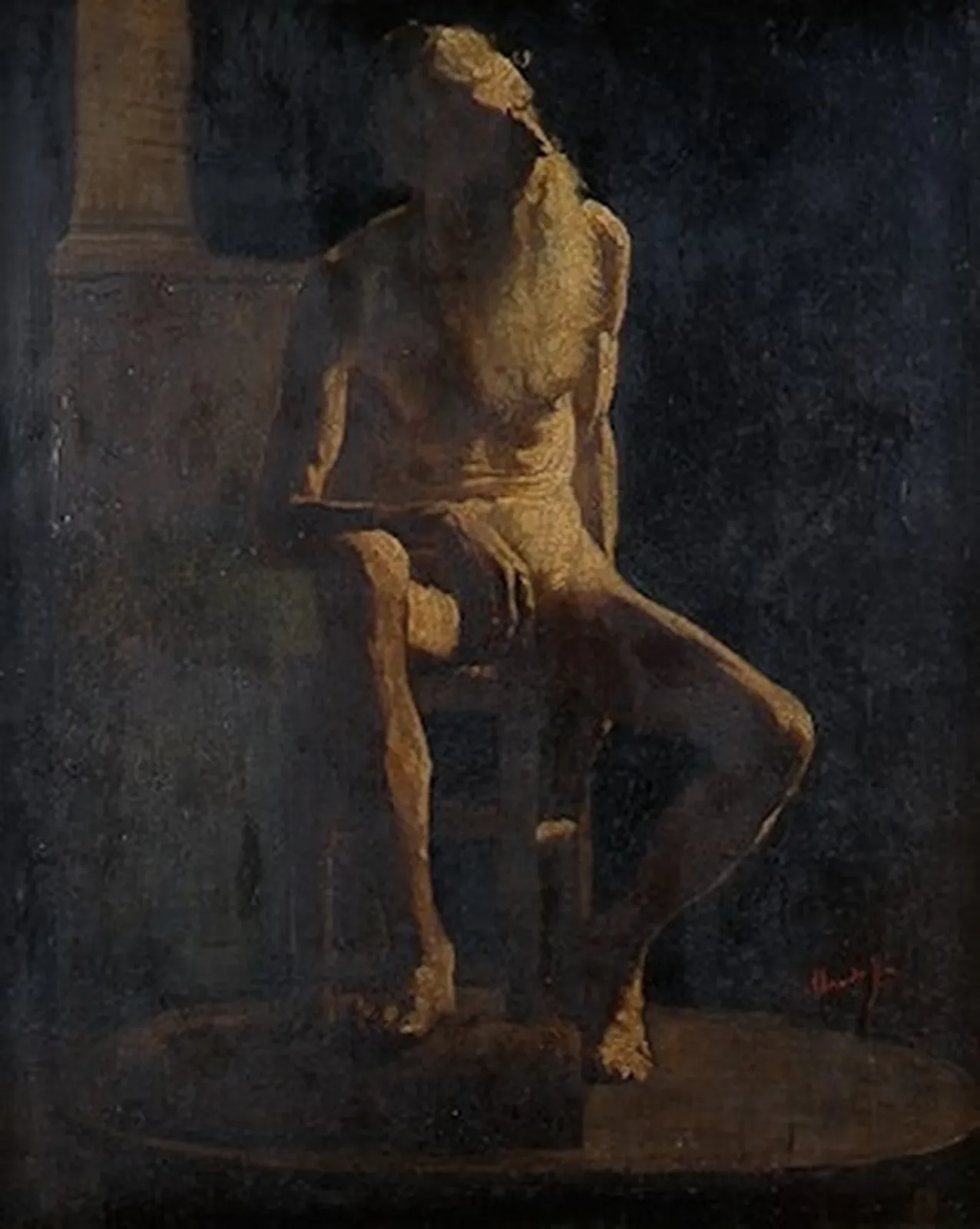 Figura (Academia, Estudo de Nu), Almeida Júnior