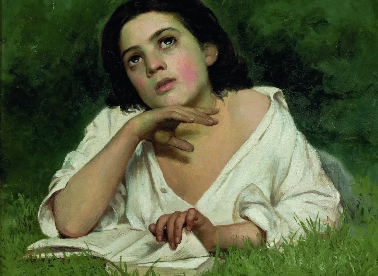 Moça com Livro, Almeida Júnior