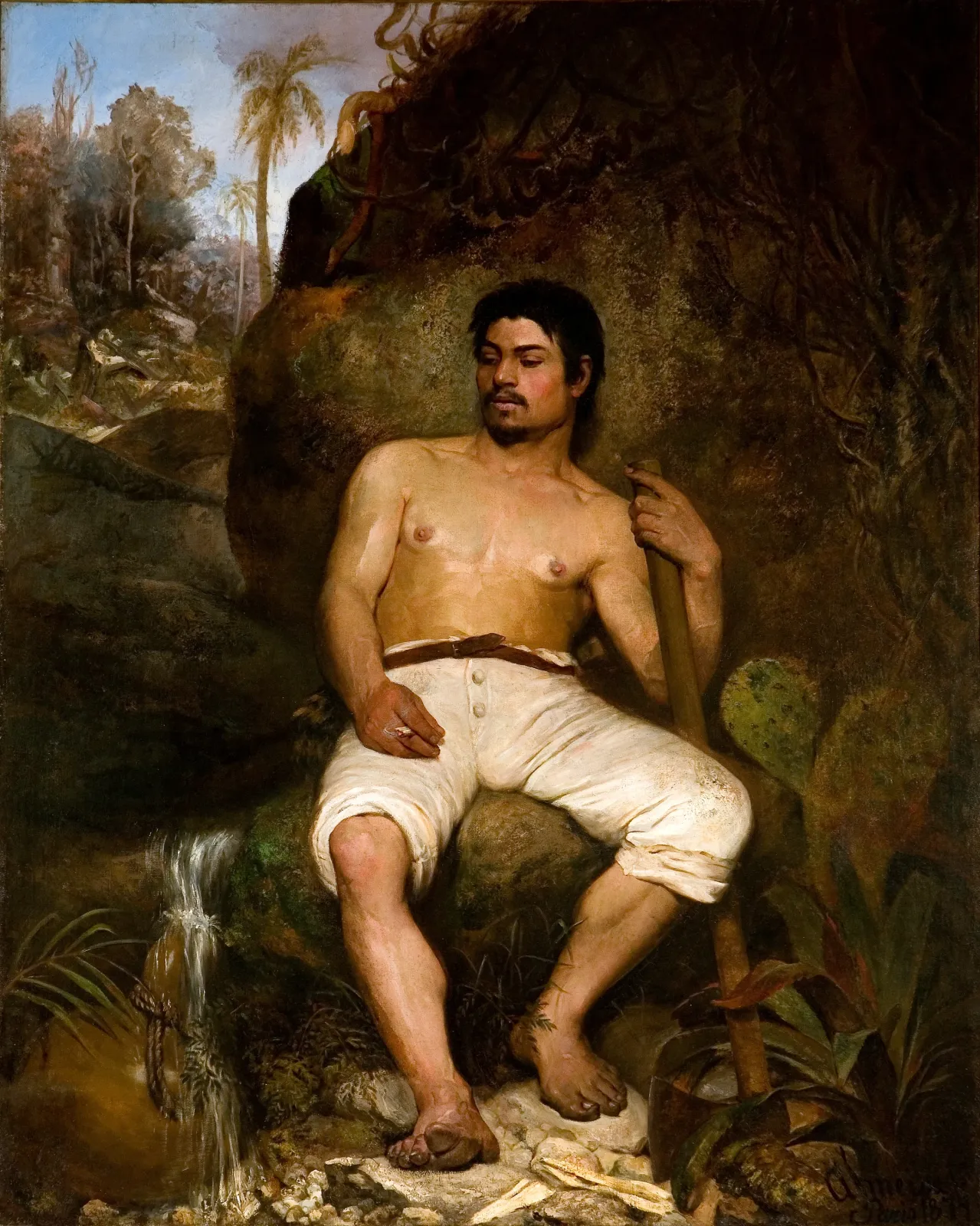 O Derrubador Brasileiro, Almeida Júnior