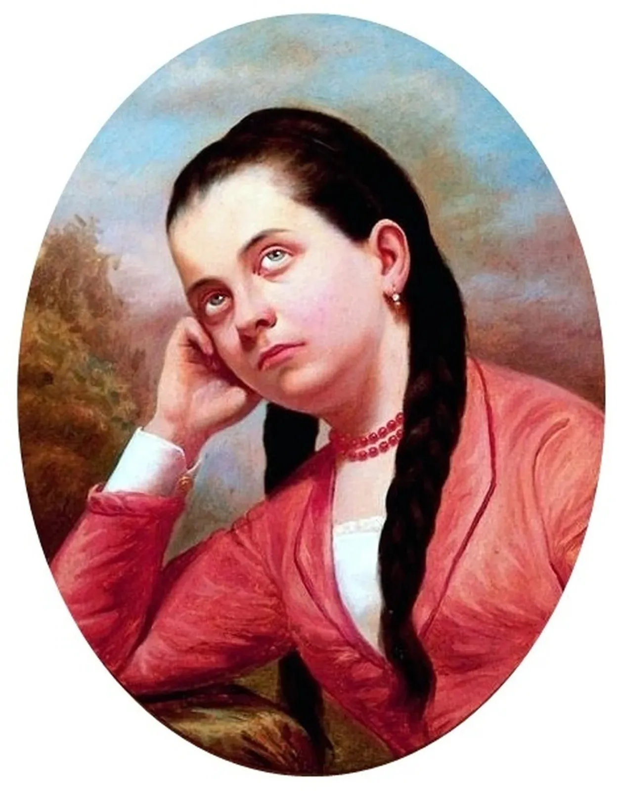 Retrato de moça, Almeida Júnior