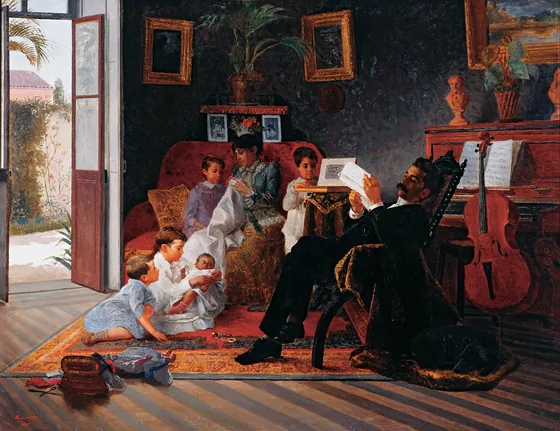Cena de Família de Adolfo Augusto Pinto