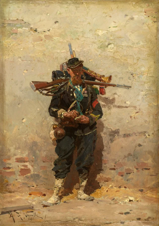 軽歩兵のラッパ手, アルフォンス・ド・ヌヴィル