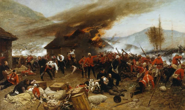 La Défense de Rorke's Drift, 1879, Alphonse de Neuville