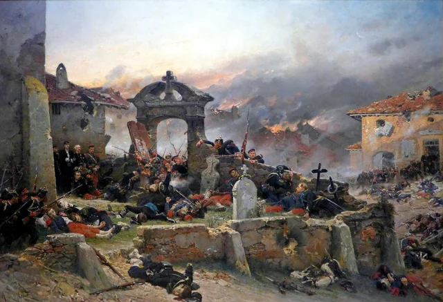 Le Cimetière de Saint-Privat, Alphonse de Neuville