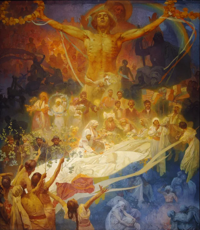 The Apotheosis of the Slavs (Slavs for Humanity), Alphonse Mucha