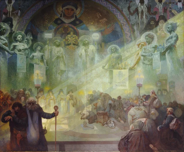 Mount Athos, Alphonse Mucha