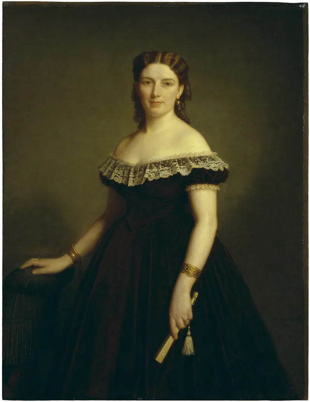 卸売商カール・フレドリク・セーデルルンドの妻ジェーン・ガートルード・ソマーズ（1843-1884）