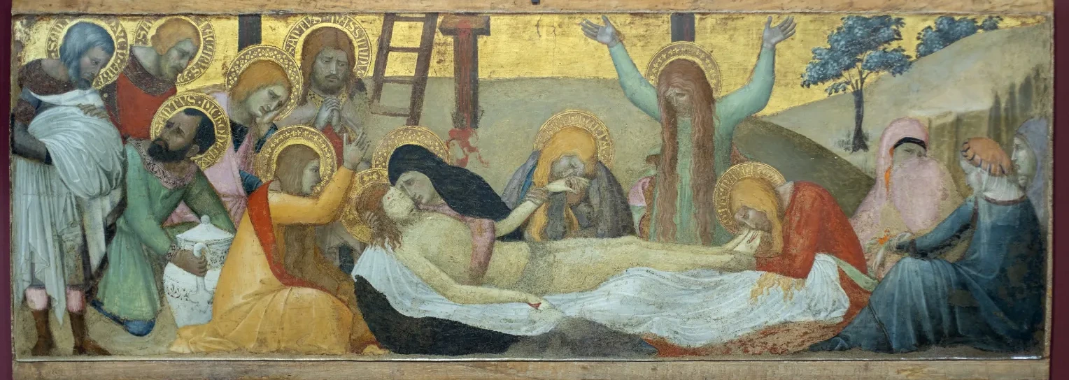 El Llanto sobre Cristo muerto, Ambrogio Lorenzetti