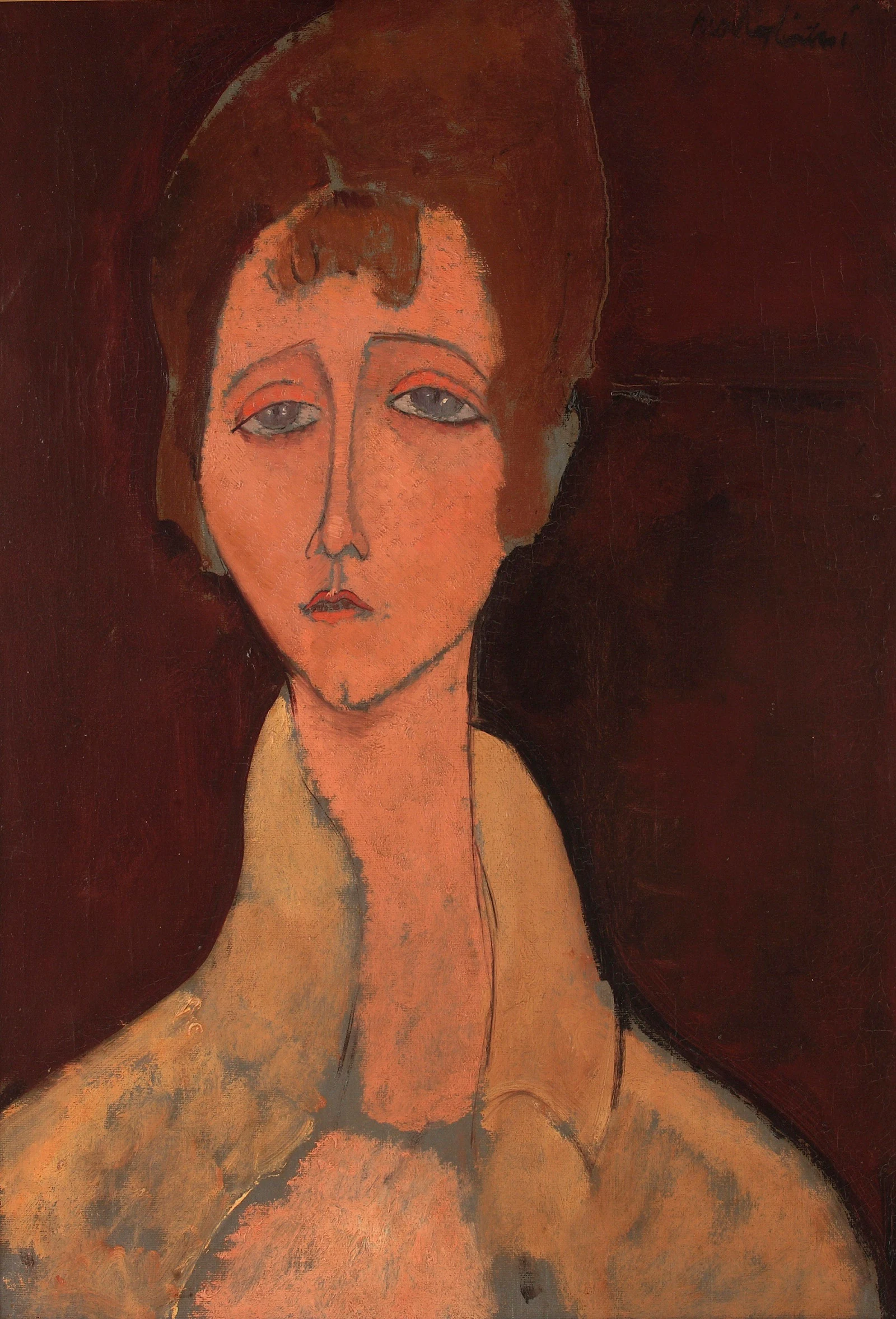 Femme au corsage blanc, Amedeo Modigliani