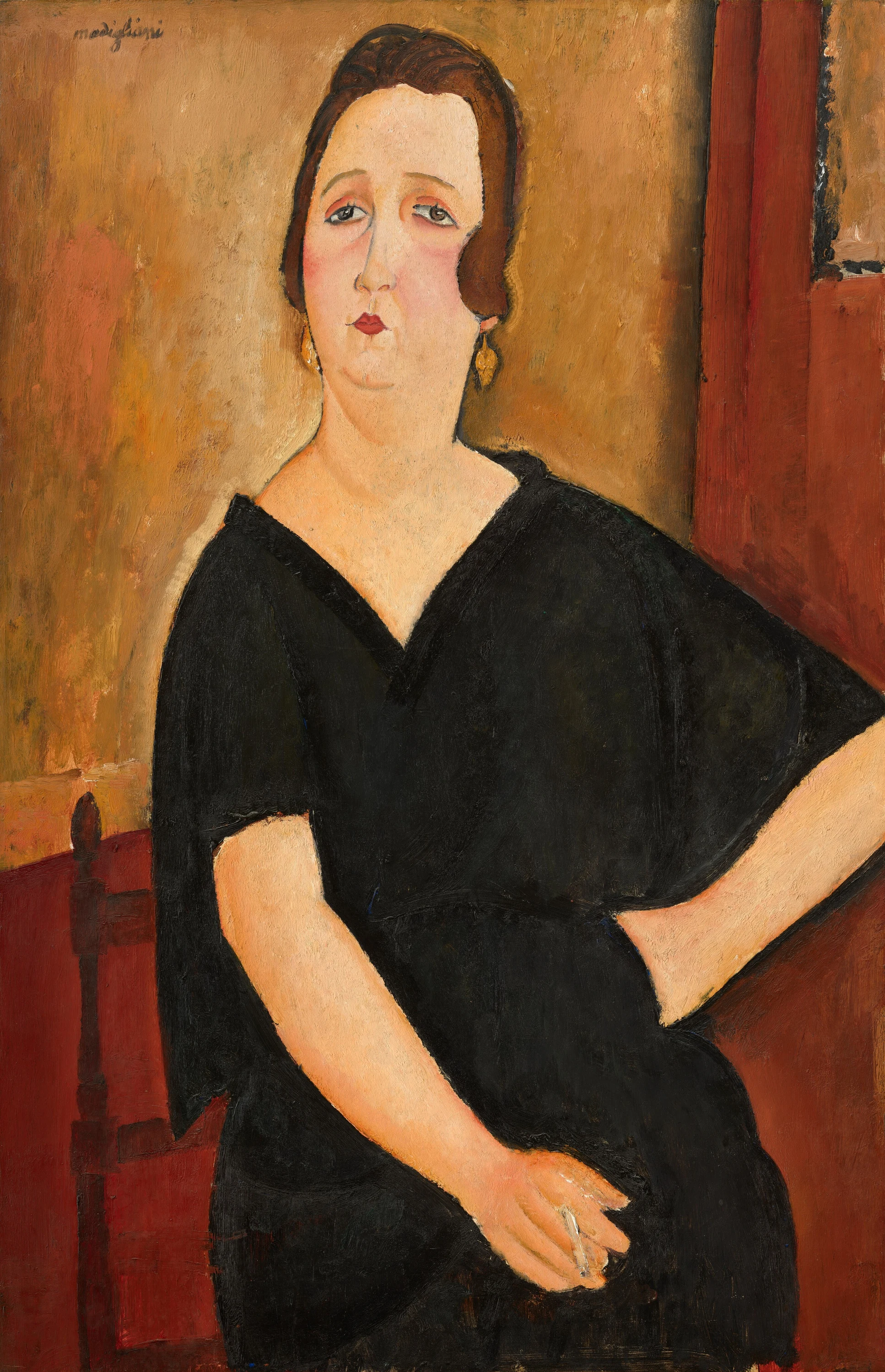 Madame Amédée (Woman with Cigarette), Amedeo Modigliani