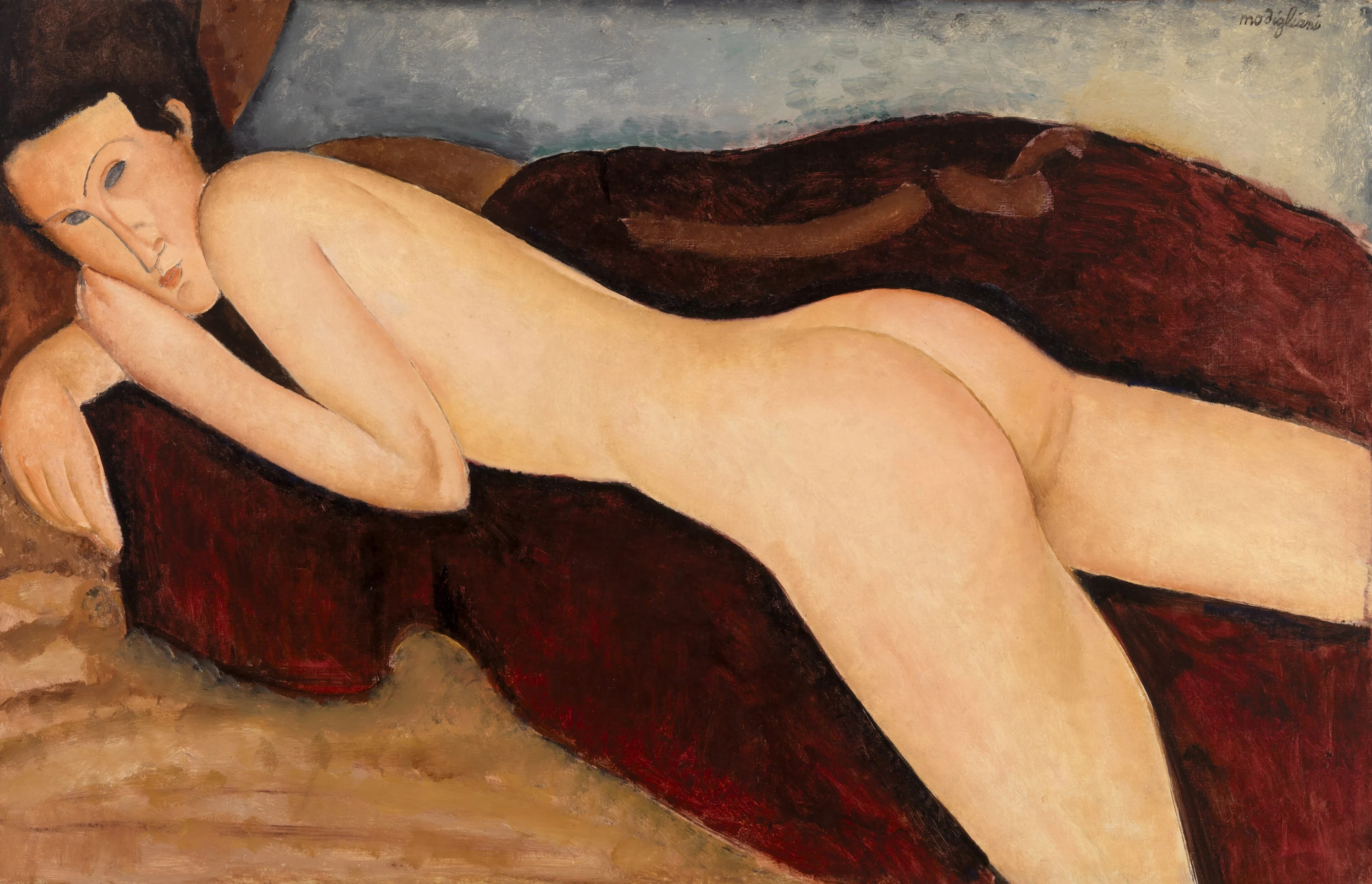 Nu couché de dos, Amedeo Modigliani
