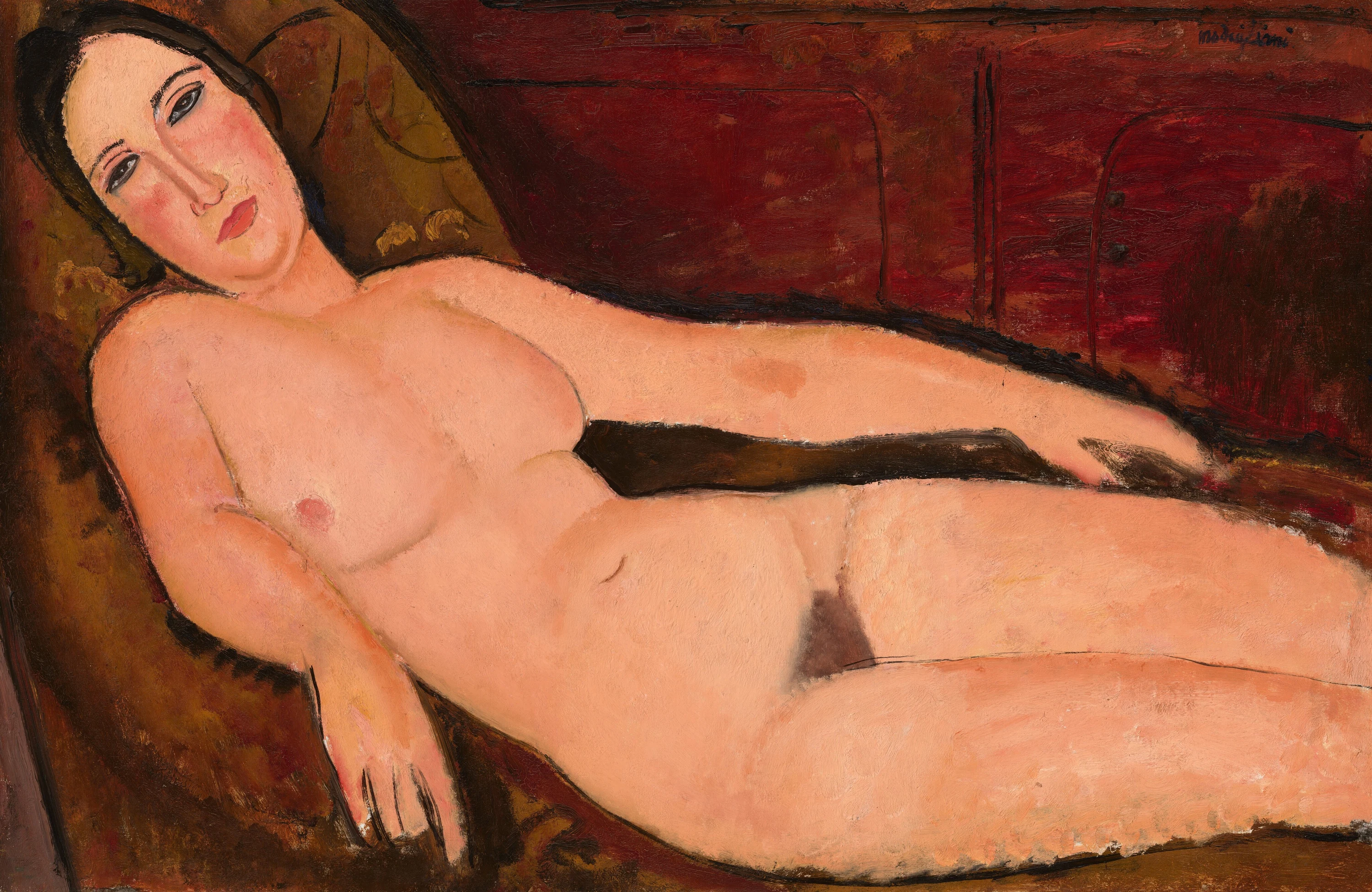 Nude on a Divan, Amedeo Modigliani