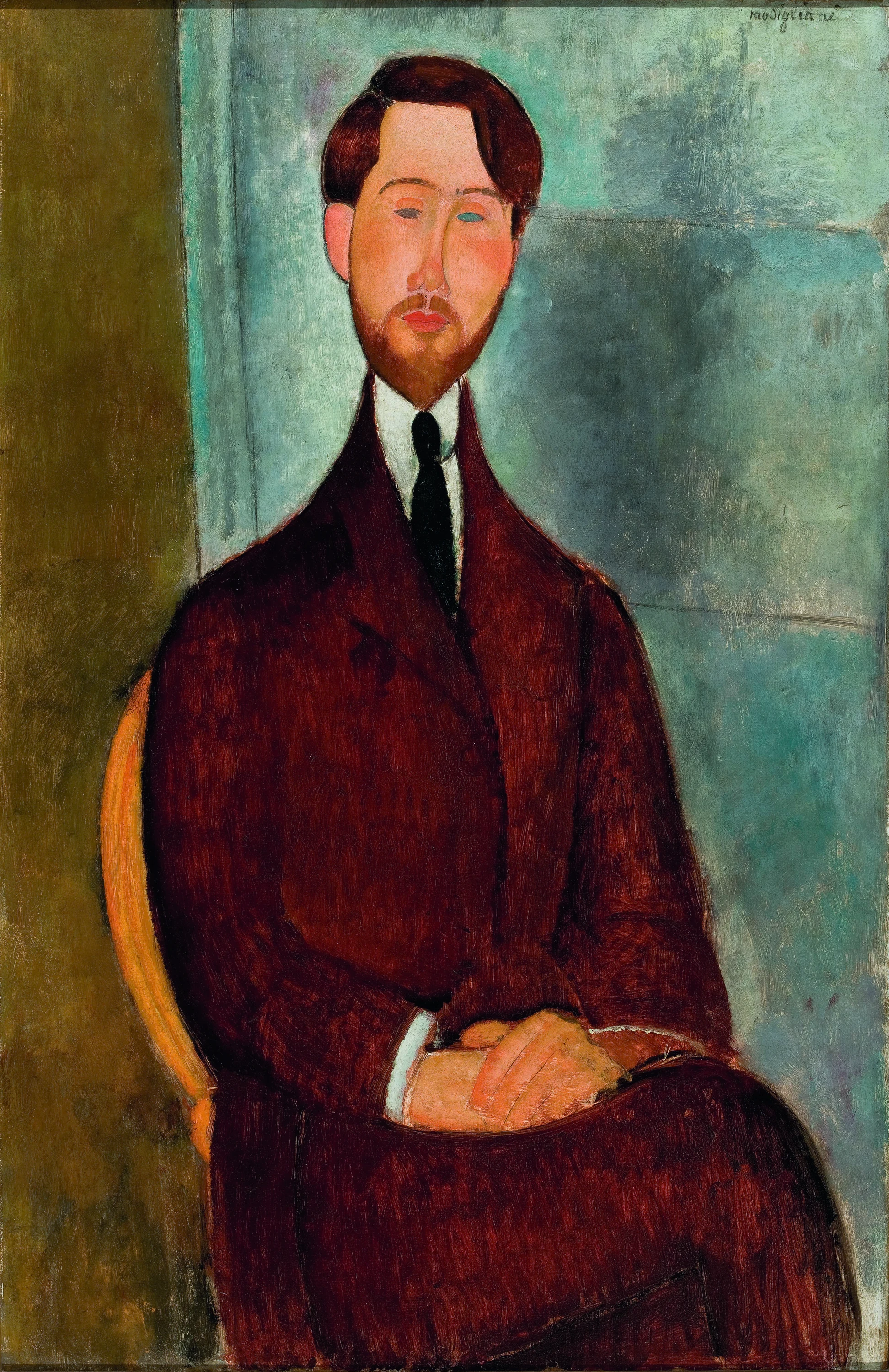 Portrait de Léopold Zborowski, Amedeo Modigliani