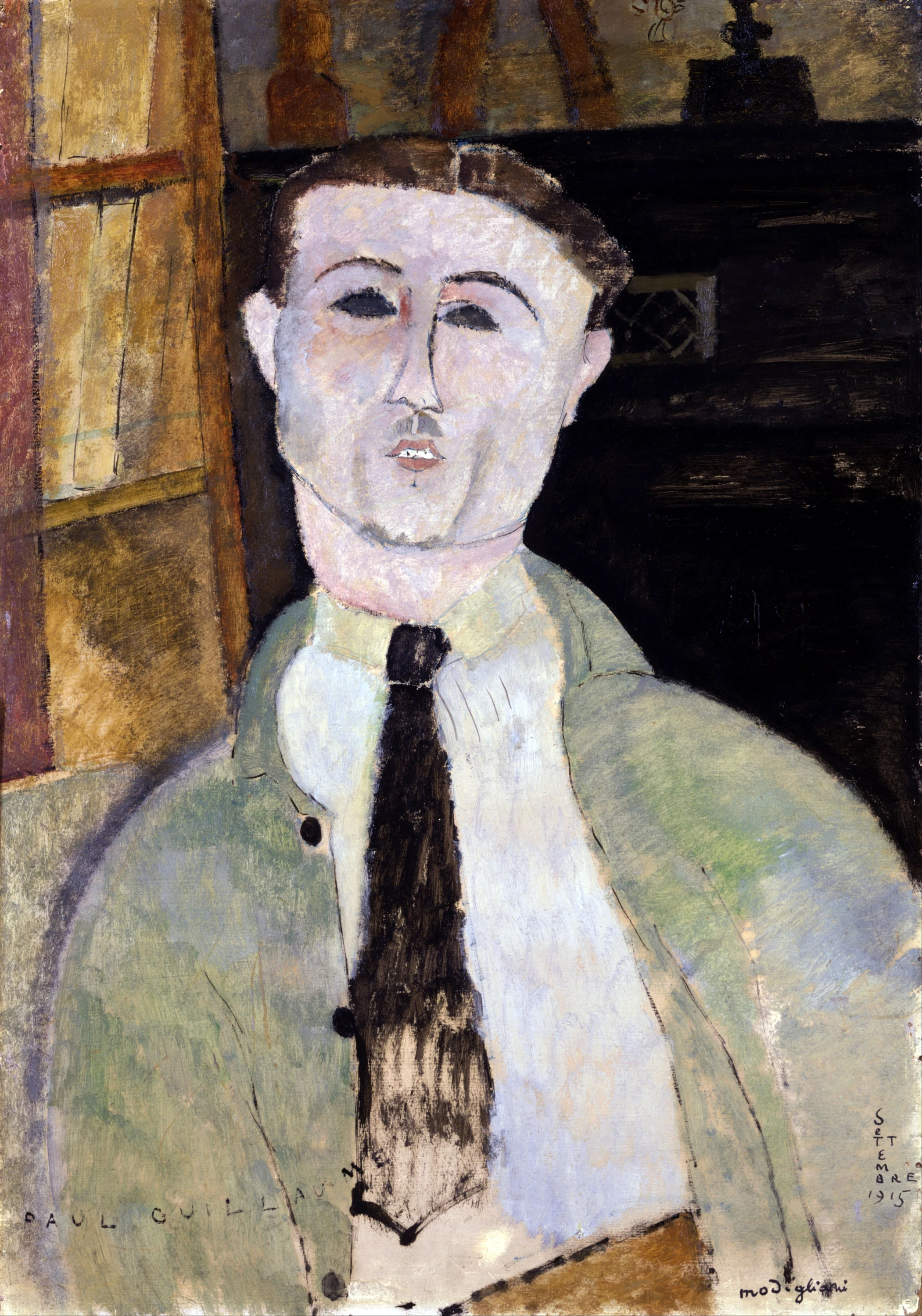 Portrait de Paul Guillaume, Amedeo Modigliani