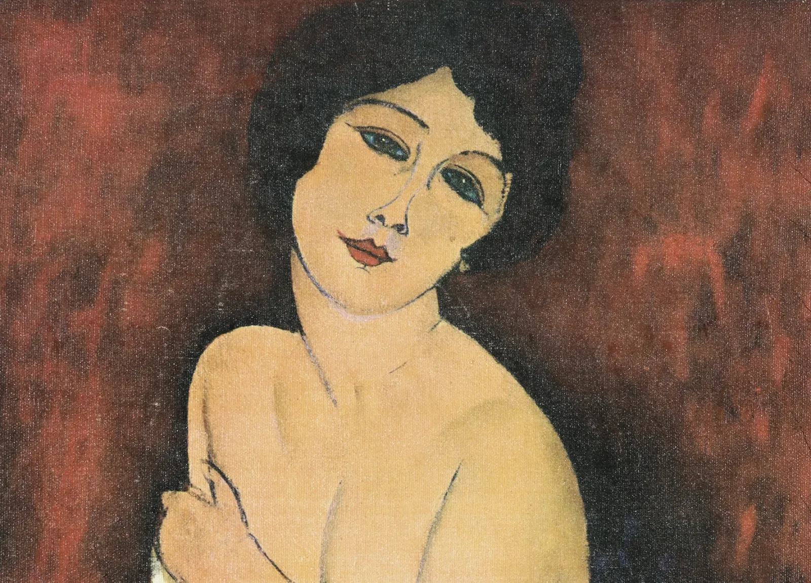 Nu féminin assis sur un divan, Amedeo Modigliani