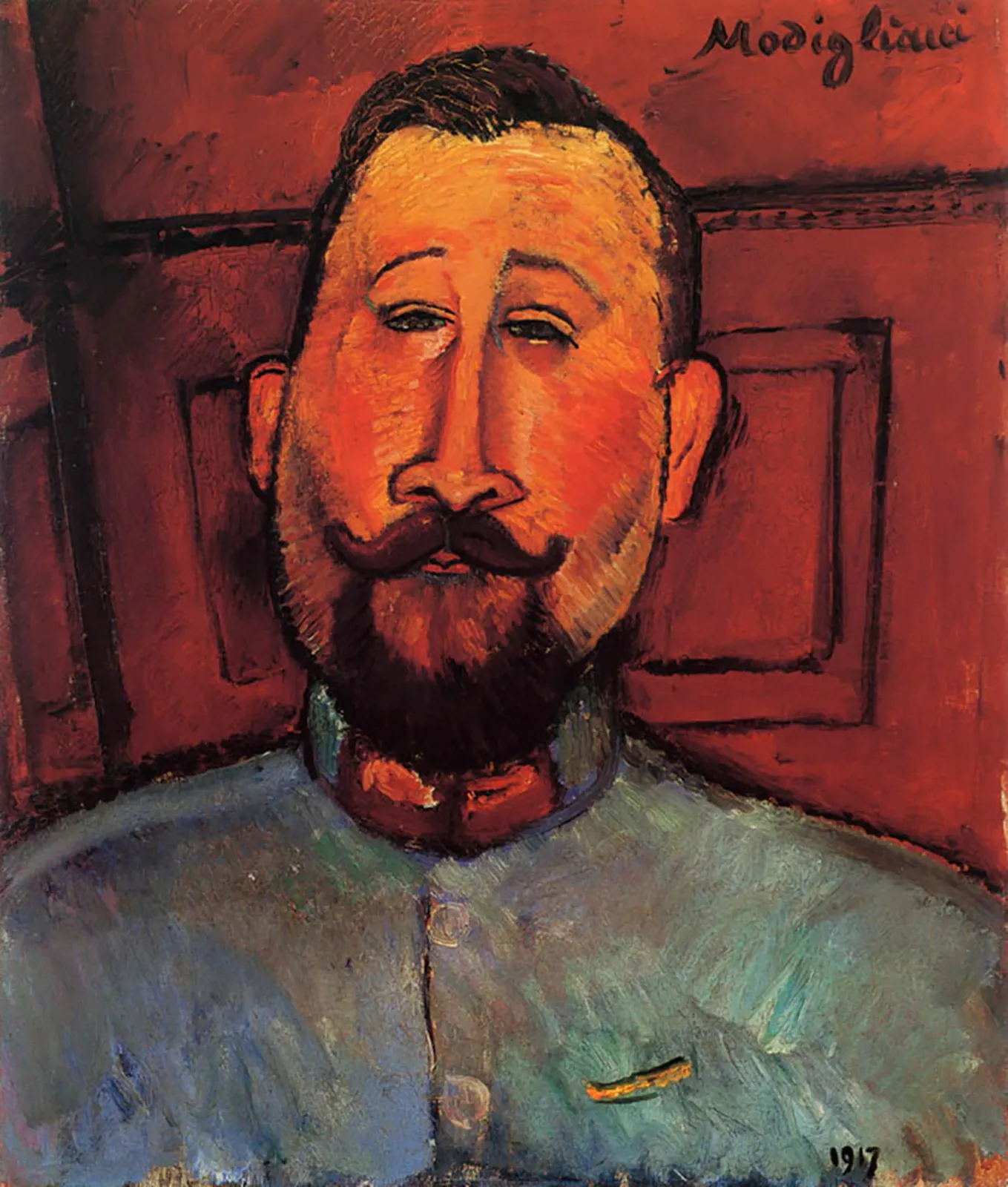 Dr. Deveraigne - Le beau major, Amedeo Modigliani