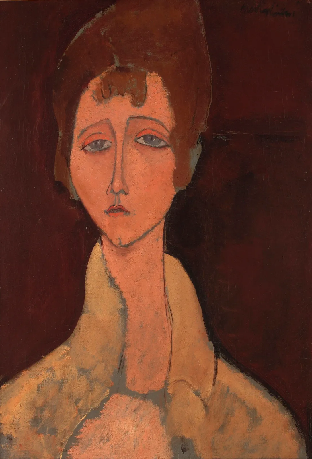 Femme au corsage blanc, Amedeo Modigliani