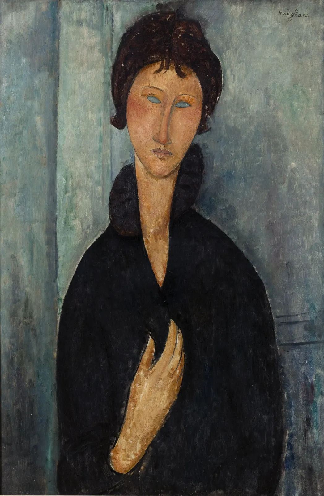 Femme aux yeux bleus, Amedeo Modigliani