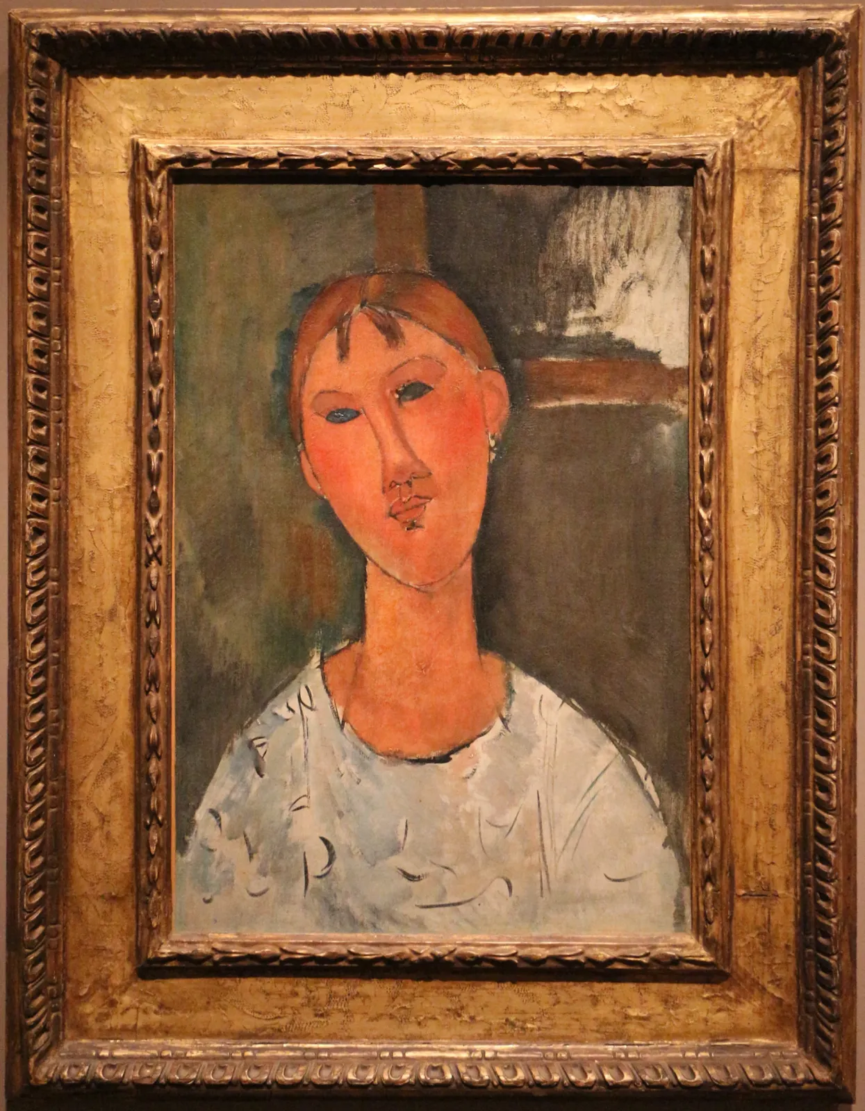 Girl in a White Blouse, Amedeo Modigliani