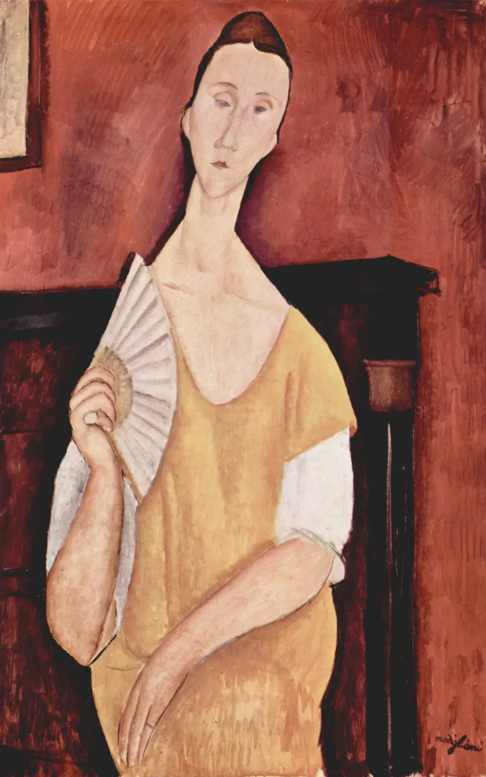 La Femme à l'éventail, Amedeo Modigliani