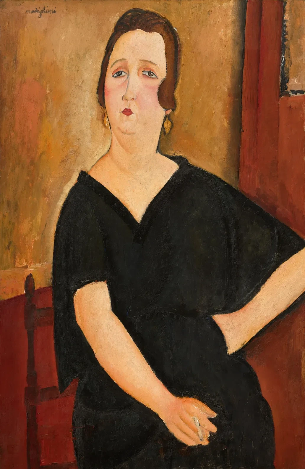 Madame Amédée (Woman with Cigarette), Amedeo Modigliani