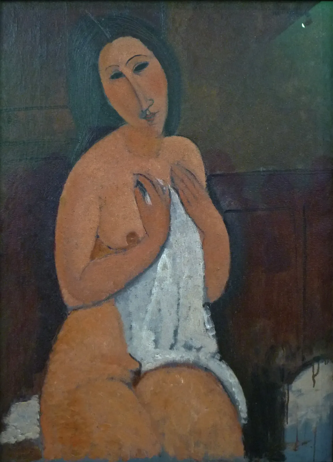 Nu assis à la chemise, Amedeo Modigliani