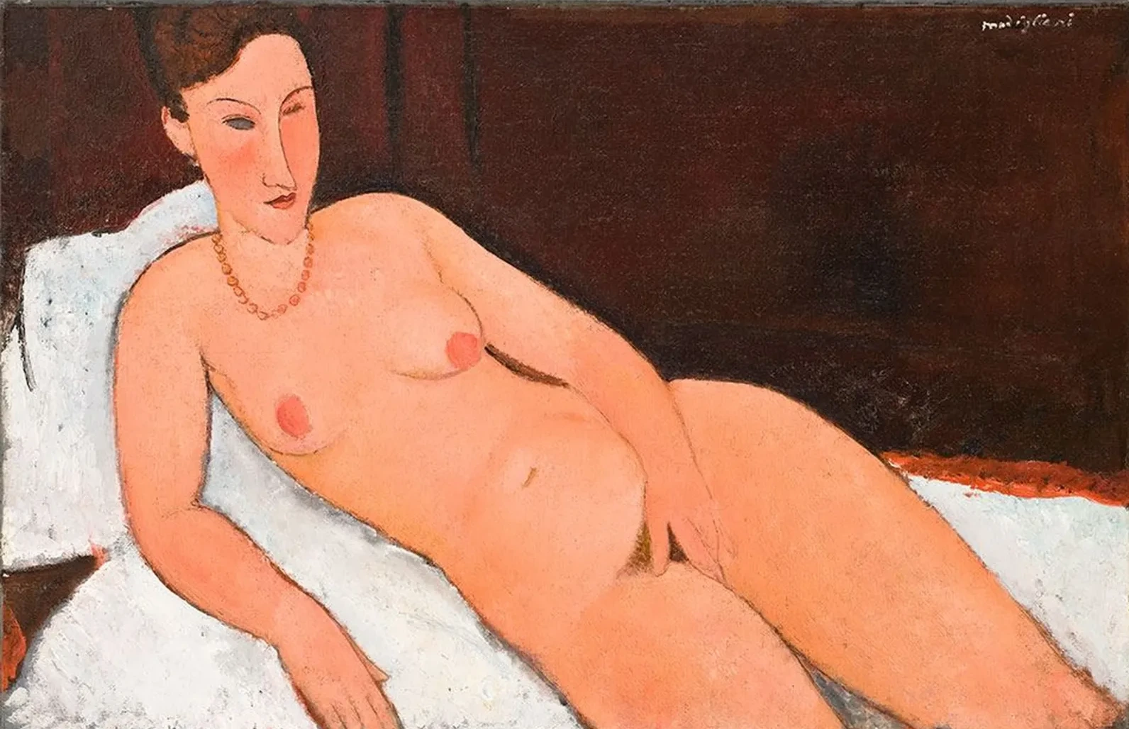 Nu au collier de corail, Amedeo Modigliani