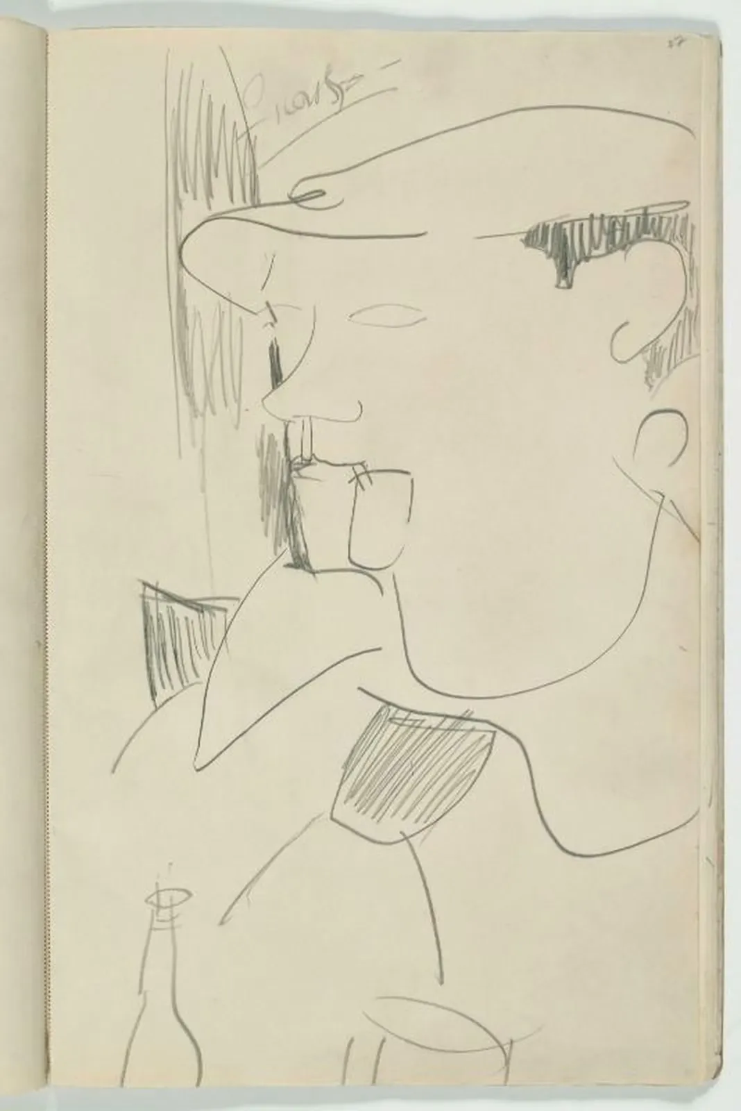 Pablo Picasso fumant, Amedeo Modigliani