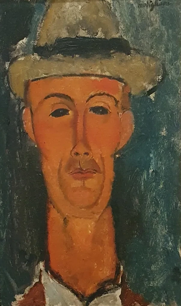 Portrait de Gaston Modot en chapeau, Amedeo Modigliani