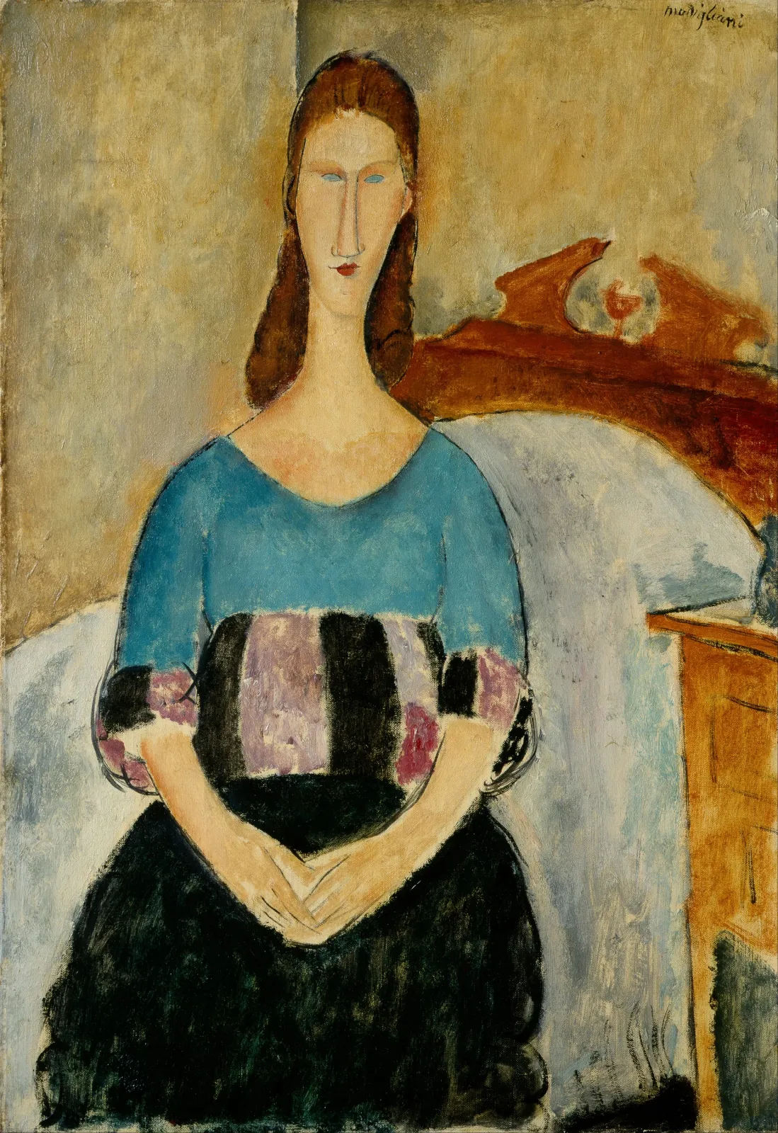 Portrait de Jeanne Hebuterne assise, Amedeo Modigliani
