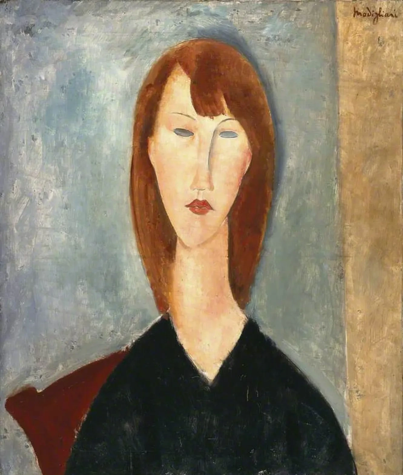 Portrait of an unknown model, Amedeo Modigliani
