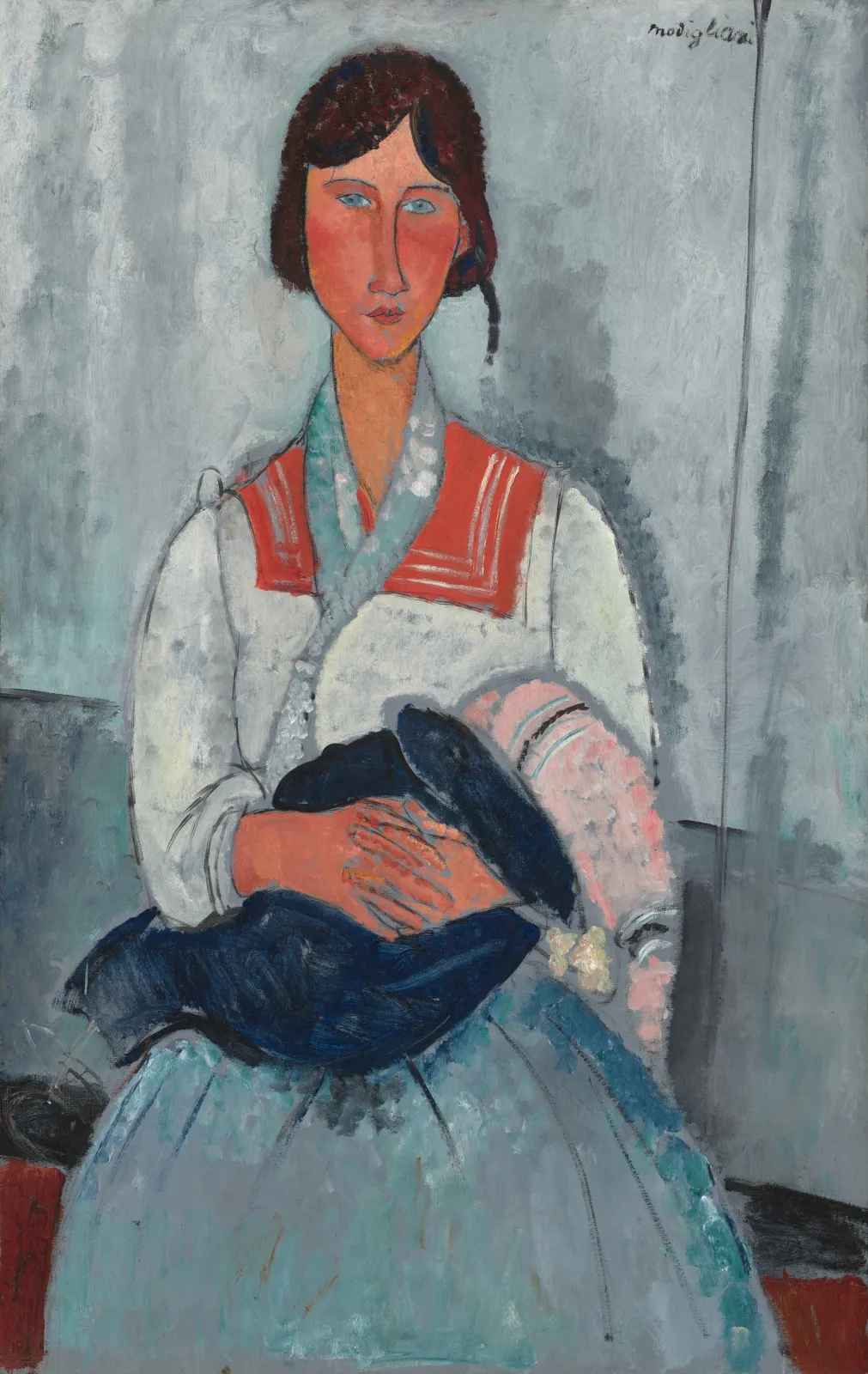Roma Woman with Baby, Amedeo Modigliani
