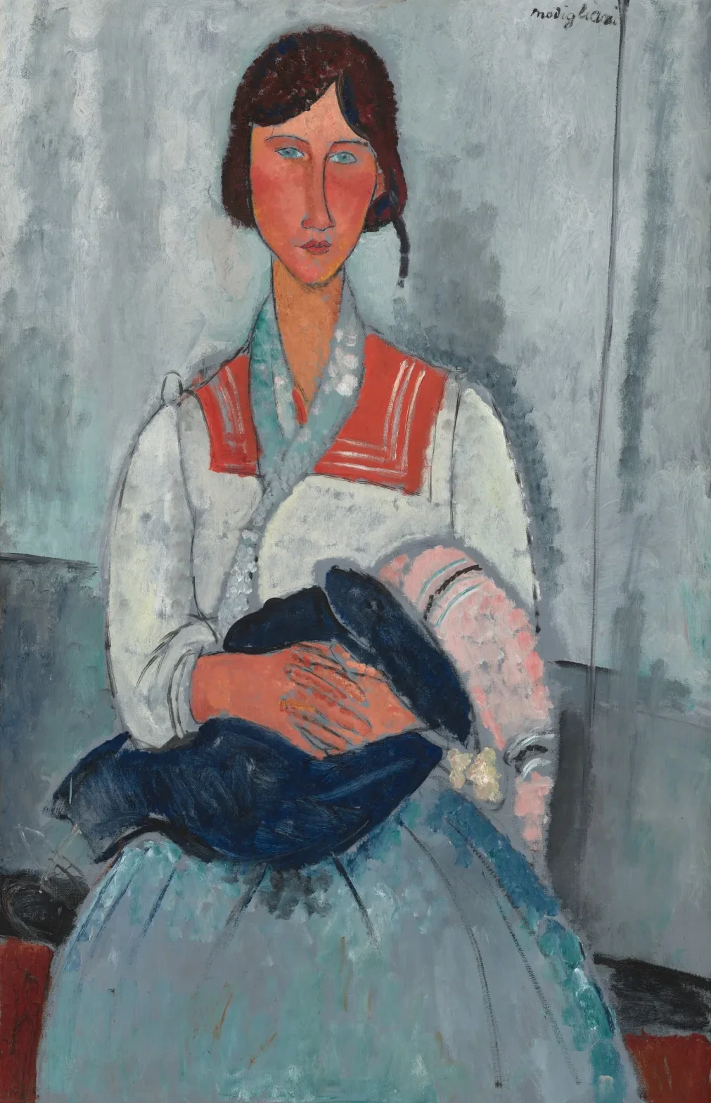 Roma Woman with Baby, Amedeo Modigliani
