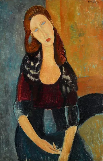Jeanne Hébuterne assise