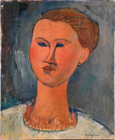 Head of a young woman