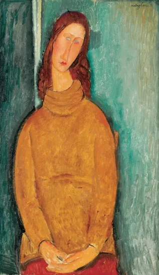 Jeanne Hébuterne au chandail jaune
