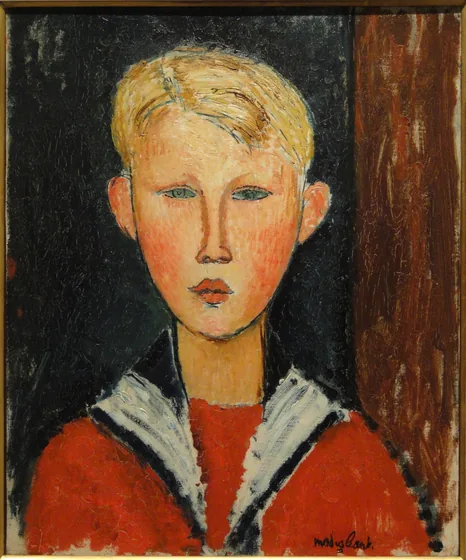 Le garçon aux yeux bleus