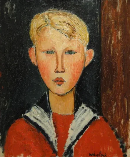 Le garçon aux yeux bleus