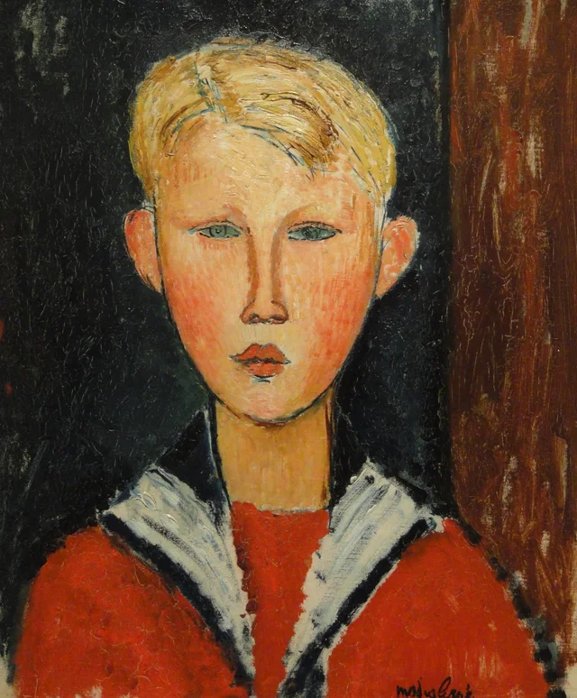 O menino de olhos azuis, Amedeo Modigliani