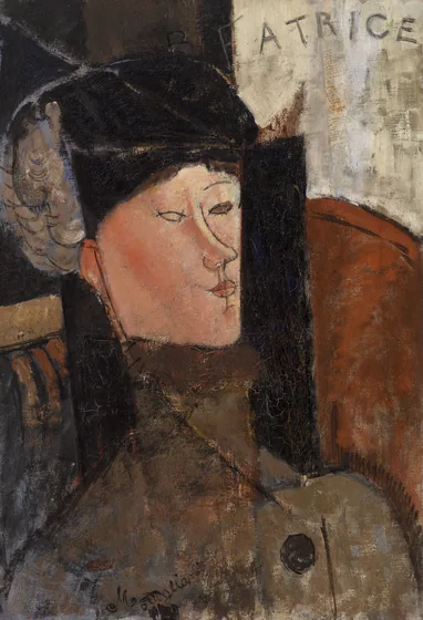 Portrait de Beatrice Hastings (Modigliani, Philadelphie)