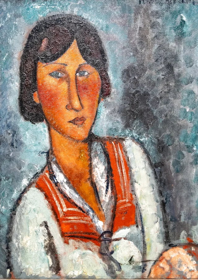 Retrato de mujer, Amedeo Modigliani