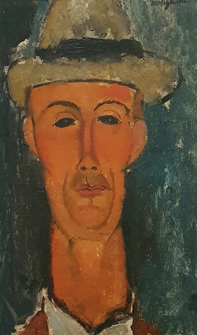 Portrait de Gaston Modot en chapeau, Amedeo Modigliani