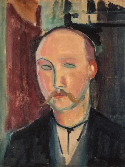 Portrait of a Man with Moustache