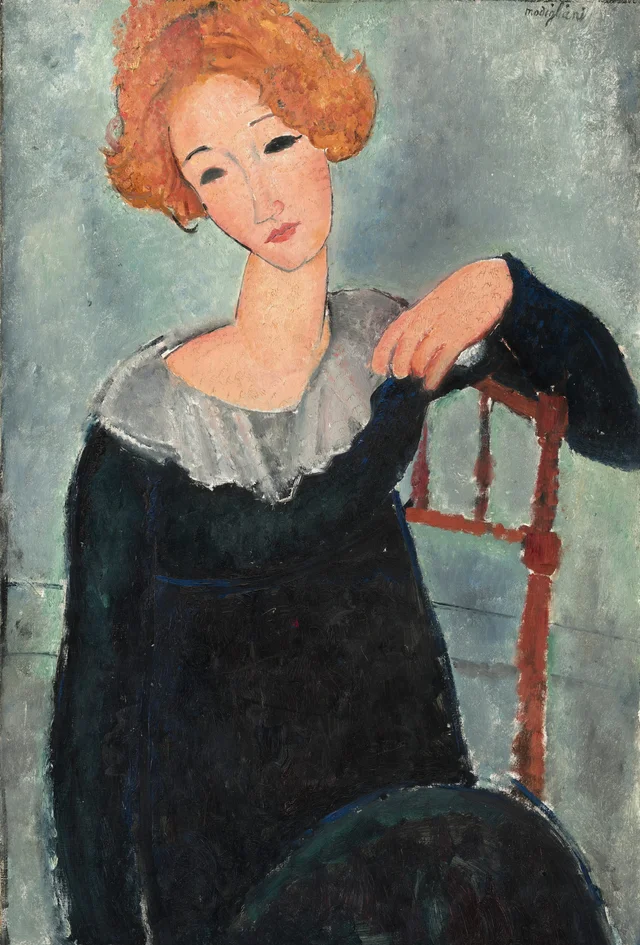 Mujer de cabello pelirrojo
