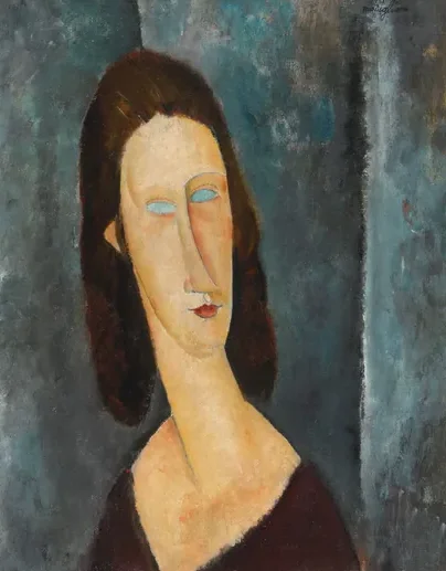 Yeux bleux (Portrait de Madame Jeanne Hébuterne)