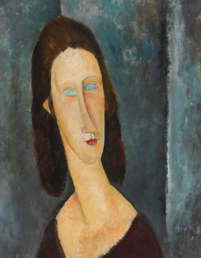 Ojos azules (Retrato de la señora Jeanne Hébuterne)